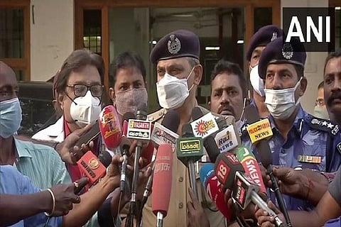 Chennai Police Commissioner Shankar Jiwal.