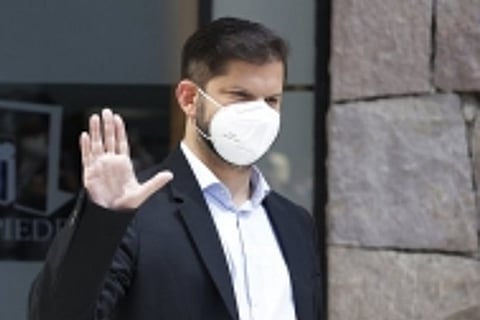 Chile's president elect Gabriel Boric (Image Credit :IANS)