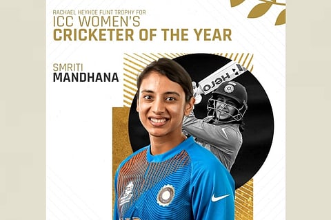 Smriti Mandhana wins ICC Women's Cricketer of 2021