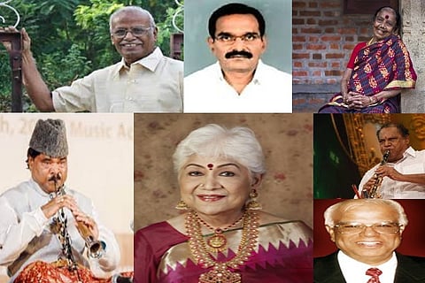 Seven personalities from various fields in Tamil Nadu have won the civilian awards this year