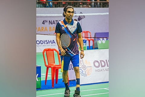 Para-Badminton player Pramod Bhagat (Image Courtesy: ANI)