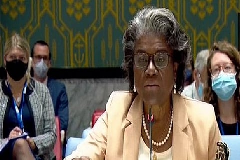 US Ambassador to UN, Linda Thomas-Greenfield (ANI)