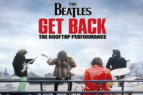 Poster of 'The Beatles: Get Back' (Image Credit:ANI)