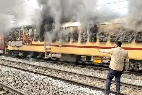 Violent protests by job aspirants erupted in Bihar, Jharkhand and Uttar Pradesh