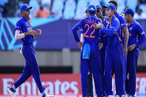 India U19 team (Photo/ BCCI Twitter)