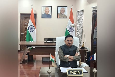 Devusinh Chauhan, Minister of State for Communications (Image Credit: ANI)