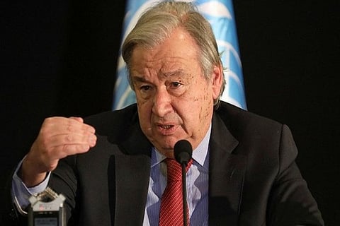 UN Secretary General Antonio Guterres (Photo Credit: Reuters)