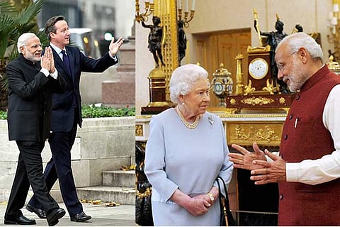 Modi spreads desi flavour with sartorial choices in Britain