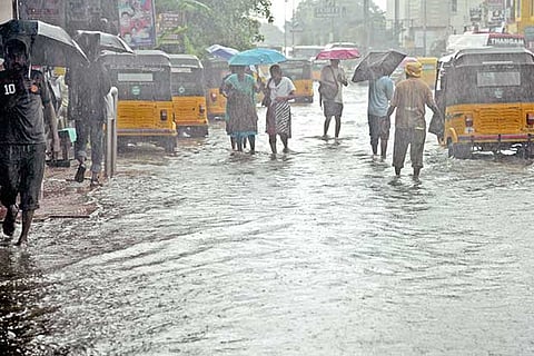 Low pressure intensifies, more rains expected in city