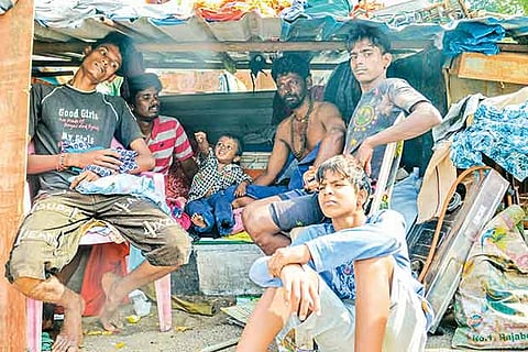 The sense of despair and hopelessness set in much after the basic needs of food and shelter are met