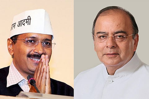 Aravind Kejriwal and Arun Jaitley