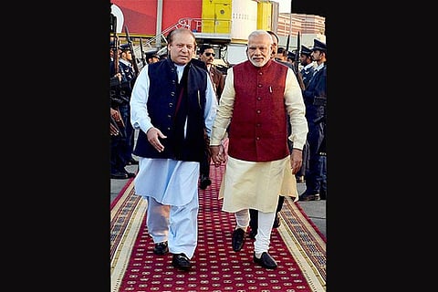 Narendra Modi and Nawaz Sharif