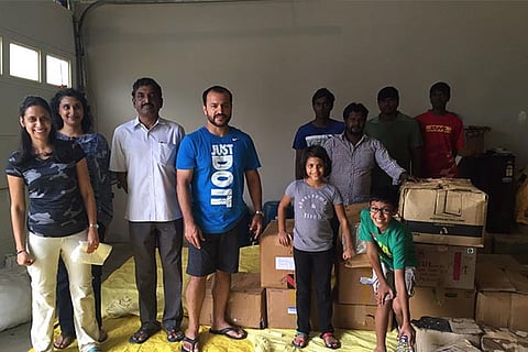 Gautam Ramdas and the team that carried out rescue and relief operations across the city