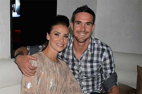Kevin Pietersen and Jessica Taylor