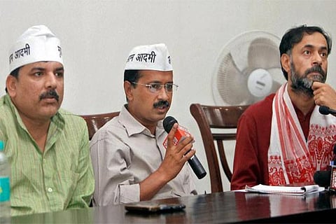 AAP says conspiracy behind throwing of ink on Kejriwal; blames PM, police for security lapse