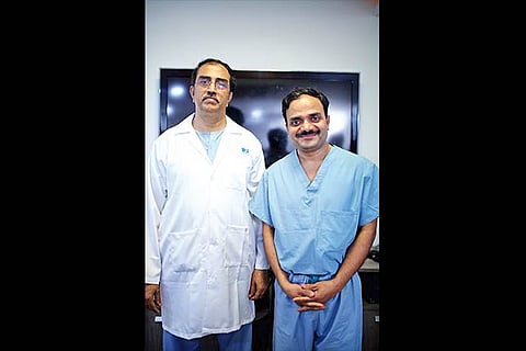 Dr V Sripathi and Dr Mohan S Gundeti at the workshop on robotics in healthcare