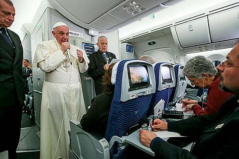 Pope Francis has suggested that women threatened with Zika virus could use artificial contraception