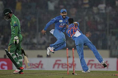 India versus Pakistan during the Asia Cup 2016