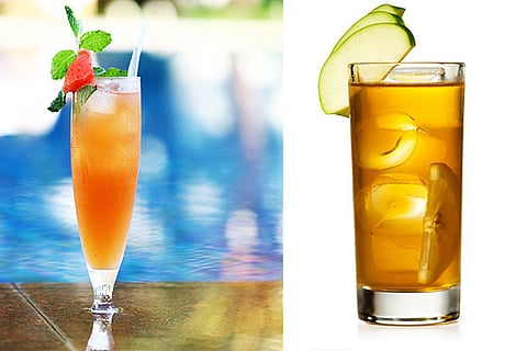 Si Pang and Apple Chamomile Iced Tea