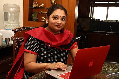 Vijayalakshmi Ganesh, founder of the Moremilaga Android app