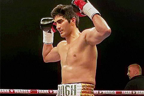 Indian boxing star Vijender Singh