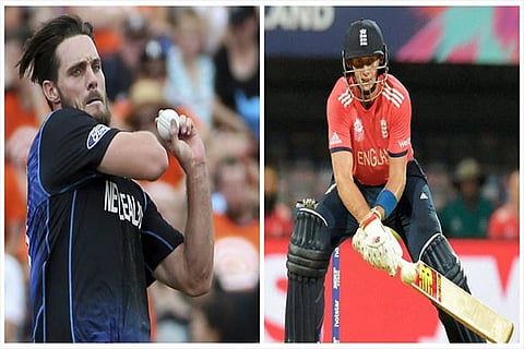 Mitchell McClenaghan and Joe Root