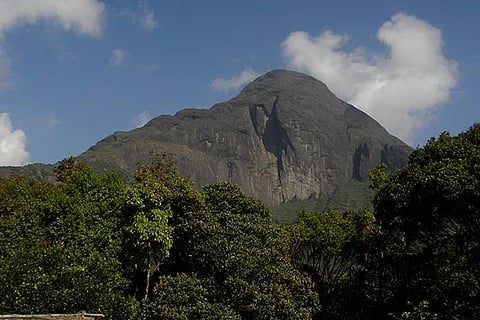 Agastyarkoodam view from Athirumala base camp