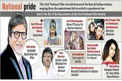 High five for Tamil cinema in the national hall of fame