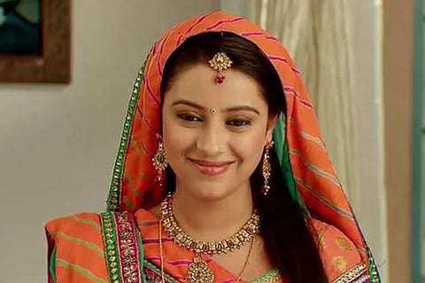 Pratyusha Banerjee as Anandi in the famous TV series Balika Vadhu (Photo Courtesy: Colors)