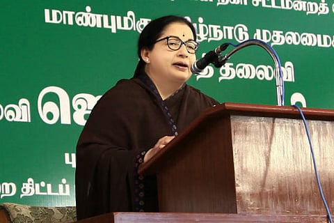 Chief Minister of Tamil Nadu J Jayalalithaa