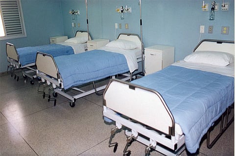 A file photo of hopital beds used for representation purpose only