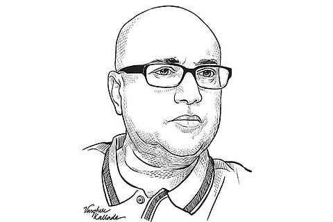 Kiran Kumar, Chairman and MD, Lalithaa Jewellery (Illustration by Varghese Kallada)