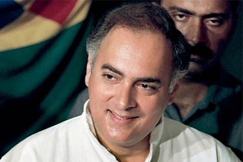 Late former Prime Minister Rajiv Gandhi