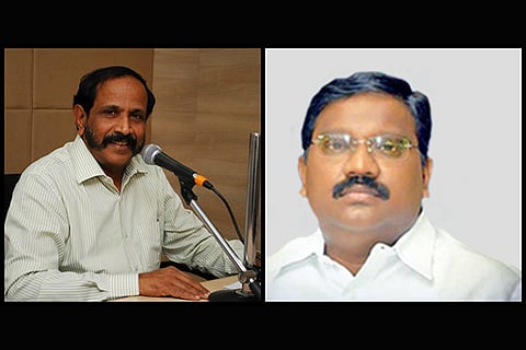Ex-DGP Nataraj and Karate Thiyagarajan