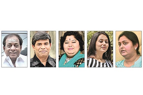 Singamuthu, Anandraj, Harathi, Namitha and Vindhya