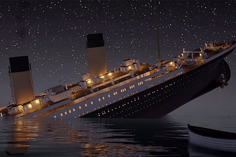 Real-time video of Titanic sinking a hit online