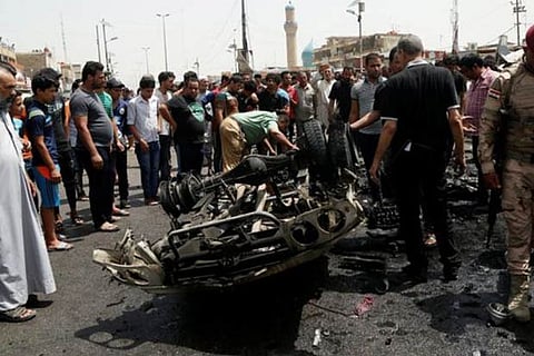 IS militants said they were behind the bombing in the mainly Shia district of Sadr City