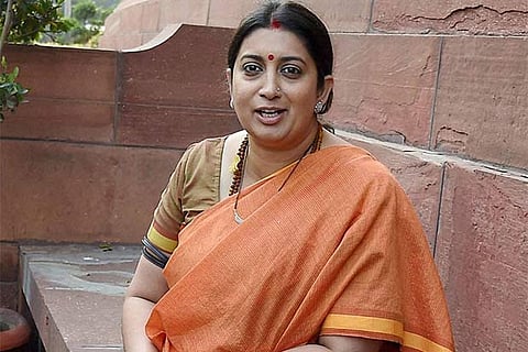 Union Human Resource Development (HRD) Minister Smriti Irani