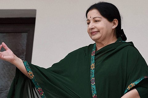 AIADMK supremo and Chief Minister J Jayalalithaa