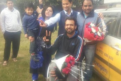 Paraplegic man aims Leh to Kanniyakumari road trip