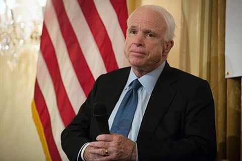 Republican senator John McCain