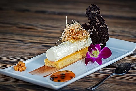 Savour world cuisine in this edgy, chic eatery