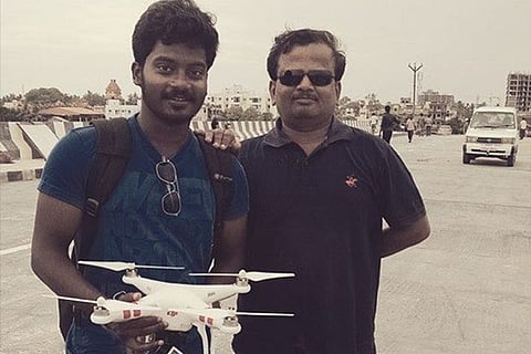 Premarajan with director K V Anand