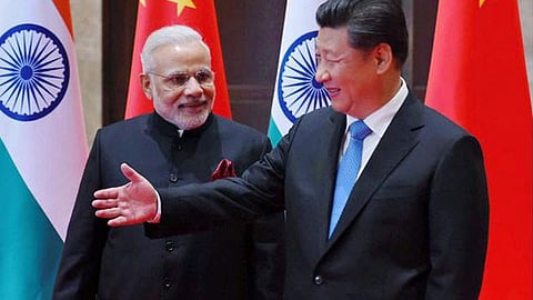 Chinese President Xi Jinping and Indian Prime Minister Narendra Modi
