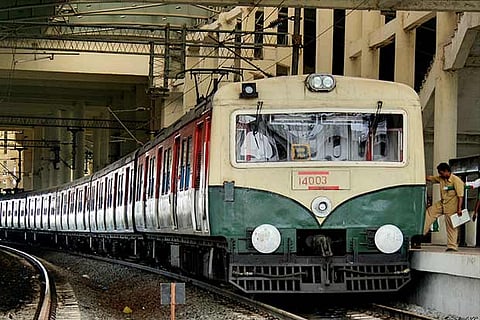 Representative image of a suburban station in Chennai