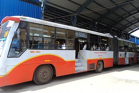 Representative Image of a TNSTC bus 