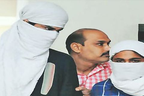 Two of the 11 terror suspects who were held in Hyderabad