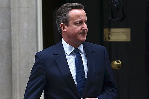 Outgoing British Prime Minister David Cameron