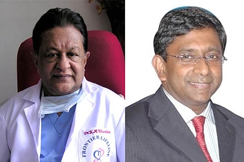 Dr KM Cherian and Dr Mohamed Rela