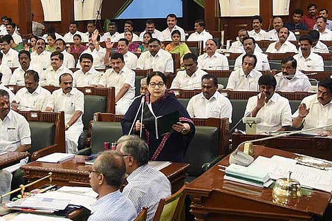 CM J Jayalalithaa mooted the resolution on renaming the High Court, which was adopted by all parties